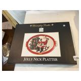 CHRISTOPHER RADKO JOLLY NICK PLATTER NIB