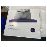 NEW PURPLE SEAT CUSHION IN BOX