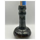 ANTIQUE POTTERY BUD VASE MARKED ZL ON BASE