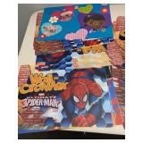 60 NEW KIDS PLACEMATS (SPIDERMAN, CARS, PRINCESS,