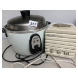 TATUNG RICE COOKER AND SLANT FIN PURI-CLEAR 55