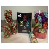 GLASS CAT FIGURAL ORNAMENTS AND OTHERS