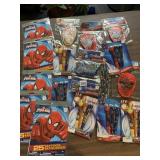 SPIDER MAN W/ ROLLER STAMPS, 25 TATTOOS PACKAGES