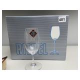 6 RIEDEL WINE GLASSES