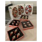 CHRISTMAS ORNAMENTS 7 BOXES