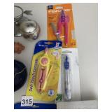 SOFT TOUCH PROTRACTOR, COMPASSES, SPHERE AND