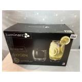 LUMINAR OXYGEN 16 PIECE BEVERAGE SET NIB