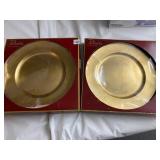 GOLD PALOMA SET OF 4 CHARGERS NIB X2