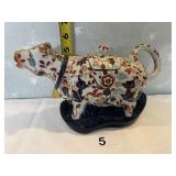 CHINESE POTTERY COW TEA POT