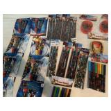 SPIDER-MAN AND IRON MAN AVENGER MARKERS STAMPERS