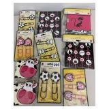 SPORTS PAPER CLIPS, DIARY W/ LOCK