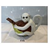 MINTON MOKEY TEA POT CHIP ON SPOUT & UNDER RIM