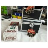 POKER CHIP SET NIB, & VAULTZ LOCKING BOXES NEW