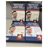 PROTECTIVE FACE MASK SHIELD 4 TOTAL