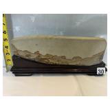 COOL LOOKING STONE WITH LANDSCAPE PATTERN &