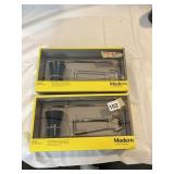 PAIR OF MODERN 3 PIECE BAR TOOL SETS NEW IN BOX