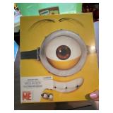 GREEN PLASTIC 3 DRAWER STORAGE BIN WITH MINIONS