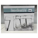 HOUSE BEAUTIFUL 10 PIECE VODKA SET IN ORIGINAL