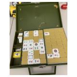 MAHJONG BAKELITE GAME IN TRAVEL CASE