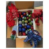 CHRISTMAS BALLS FOR TREE SOME BOWS