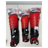 LOTTO PREMIER SHIN GUARDS ADULT NEW X2 & PEEWEE