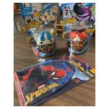 YOKAI FIGURES AND SPIDERMAN CLING