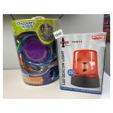DISCOVERY KIDS VORTEX SPRINKLER NIB & LED BEACON