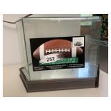 GLASS FOOTBALL DISPLAY BOX