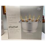 INSULATED STAINLESS STEEL BEVERAGE TUB NIB