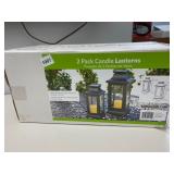 2 PACK CANDLE LANTERNS NIB