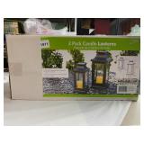 2 PACK CANDLE LANTERNS NIB