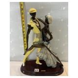 A. SANTINI DANCING COUPLE STATUE