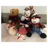 TEDDY BEARS SNOW MEN NEW HOLIDAY ANIMALS