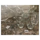 LARGE AMBER GLOBE WEIGHTED GLASS BASES PIER 1