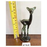 DEER FIGURINE BLUE MOUNTAIN POTTERY