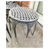 2 ROUND CAST ALUMINUM OPEN DESIGN TOP 20.5 INCH