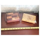 BURLED WOOD MUSIC BOX MADE IN ITALY PLAYS