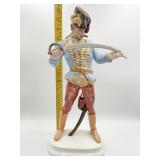 HEREND HADIK HUSSAR PORCELAIN MILITARY FIGURINE