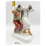 HEREND HAND PAINTED PORCELAIN FIGURINE "GAY