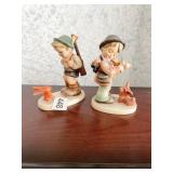 2 HUMMELS, ONE MARKED GERMANY, ONE WESTERN