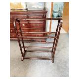 CHERRY QUILT RACK, 27X12.5X33.5