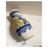 HAND DECORATED SZAKSZARD 1972 SIGNED BASE