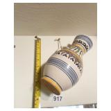 HAND DECORATED SZAKSZARD 1973 SIGNED BASE