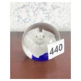 ART GLASS PAPERWEIGHT