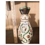 FOLK ART POTTERY WINE JUG OR MISKA JUG, 535/8570