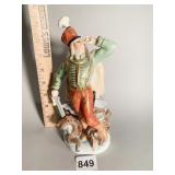 HEREND HAND PAINTED PORCELAIN FIGURINE HUSSAR