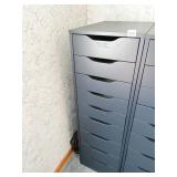 STANDING FILE DRAWER UNIT IN GRAY BLUE,