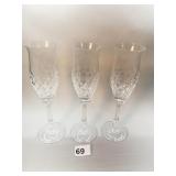 UNMARKED WATERFORD CHAMPAGNE GLASSES UNMARKED