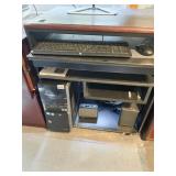 HP PAVILLION DESKTOP COMPUTER WITH KEYBOARD,