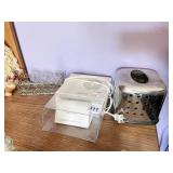 NAIL POLISH DRYER, METAL TISSUE BOX COVER, WIRE